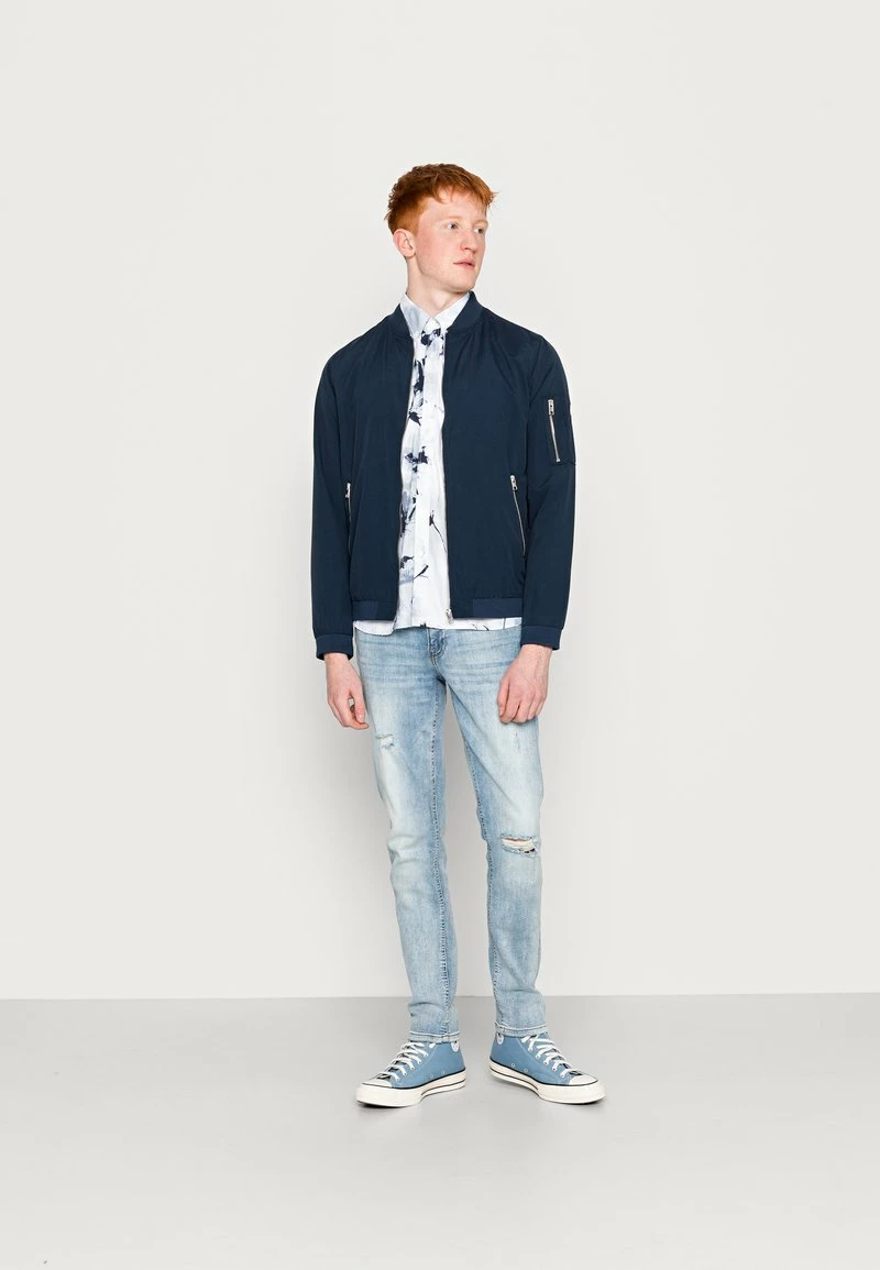 Only & Sons ONSLOOM LIFE SLIM DAMAGEMA - Jeans Slim Fit - Blau Denim für Herren 2 Only & Sons ONSLOOM LIFE SLIM DAMAGEMA - Jeans Slim Fit - Blau Denim für Herren – Bild 2