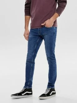Only & Sons Jeans Slim Fit - Blaue Denim-Hose für Herren | Moderne Passform | Hochwertiges Material