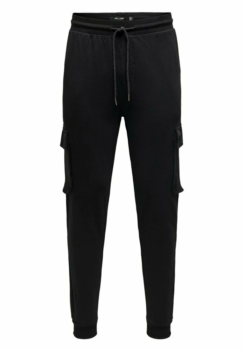 Only & Sons Herren MIT TUNNE - Cargohose - Schwarz | Modische Cargohose für Herren 5 Only & Sons Herren MIT TUNNE - Cargohose - Schwarz | Modische Cargohose für Herren – Bild 5