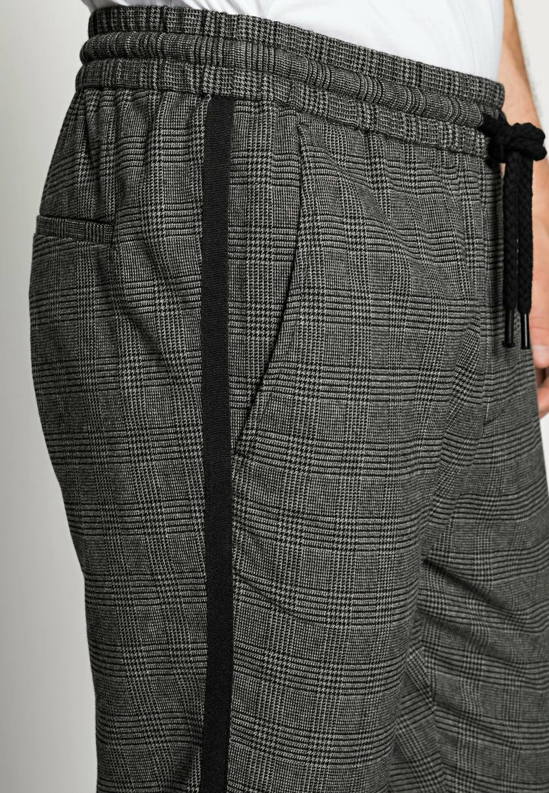 Only & Sons Herren ONSLINUS PANT CHECKS - Elegante Stoffhose in Medium Grey Melange 5 Only & Sons Herren ONSLINUS PANT CHECKS - Elegante Stoffhose in Medium Grey Melange – Bild 5