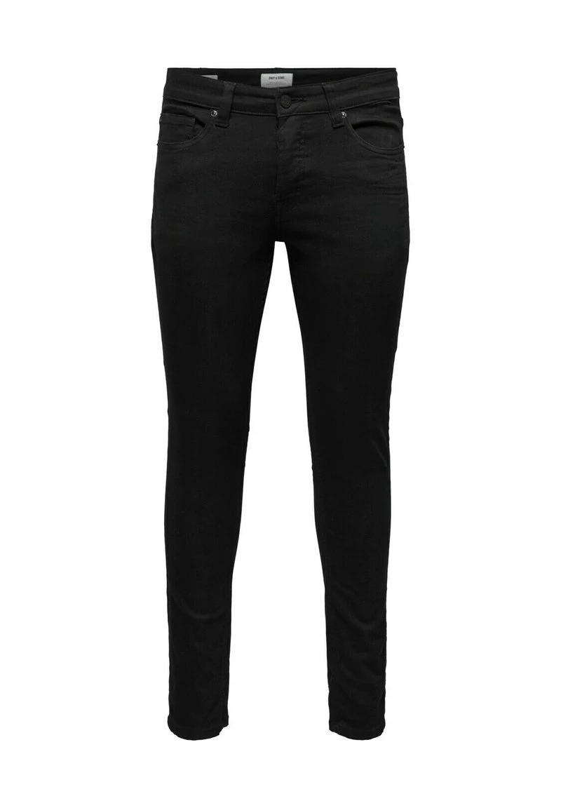 Only & Sons Skinny Fit Herren Jeans - Schwarz 1 Only & Sons Skinny Fit Herren Jeans - Schwarz