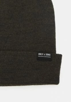 Only & Sons ONSEVAN LIFE BEANIE UNISEX - Mütze in Peat - Modischer und bequemer Strickhut -Only & Sons Geschäft 9d0efe087f7e44a88745ef45f0ed2ca1