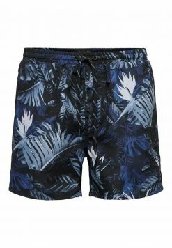 Only & Sons GEMUSTERTE Badeshorts Dark Navy - Moderne Herren-Badehose -Only & Sons Geschäft 9d11df0d0fe14898a054e52278f14bce