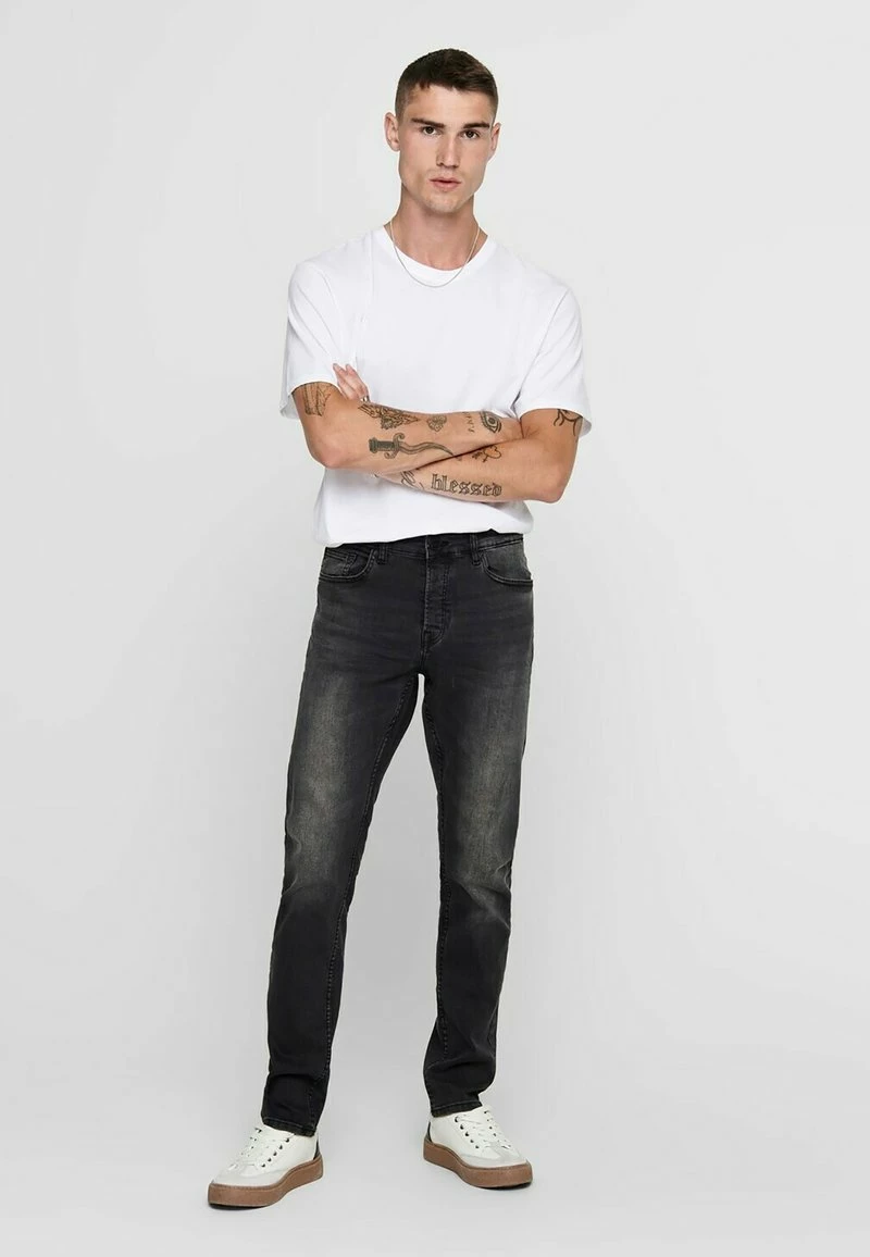 Only & Sons Herren Jeans Slim Fit - Grau | Moderne Passform & Stil 2 Only & Sons Herren Jeans Slim Fit - Grau | Moderne Passform & Stil – Bild 2