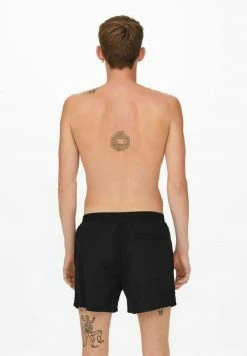 Only & Sons Herren Badeshorts - Schwarz - Leicht & Stilvoll | Badehosen -Only & Sons Geschäft 9ed4590700ed4404bd96082b7f9d8f3a