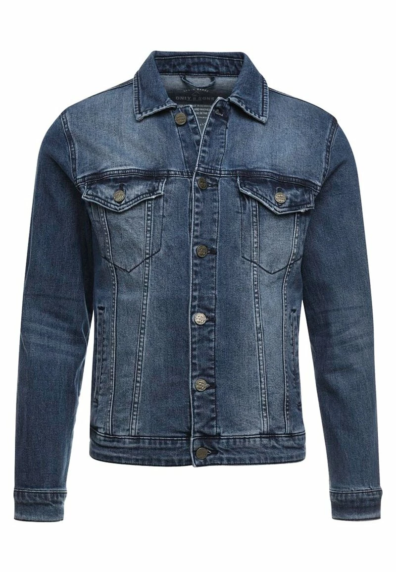 Only & Sons Herren ONSCOIN - Jeansjacke - Blue Denim 5 Only & Sons Herren ONSCOIN - Jeansjacke - Blue Denim – Bild 5