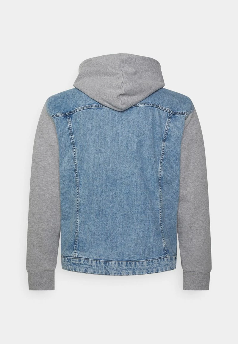 Only & Sons Herren ONSCOIN HOOD TRUCK Jeansjacke - Blue Denim | Stilvolle Jacke für Herren 2 Only & Sons Herren ONSCOIN HOOD TRUCK Jeansjacke - Blue Denim | Stilvolle Jacke für Herren – Bild 2