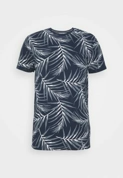 Only & Sons Herren ONSIASON SLIM TEE - Blaues Print T-Shirt -Only & Sons Geschäft 9facf82b2efd496993a4b8eb3ddc32fd