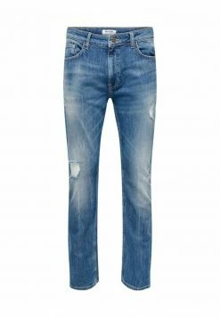 Only & Sons REGULAR FIT ONSWEFT - Jeans Straight Leg - Blue Denim für Herren