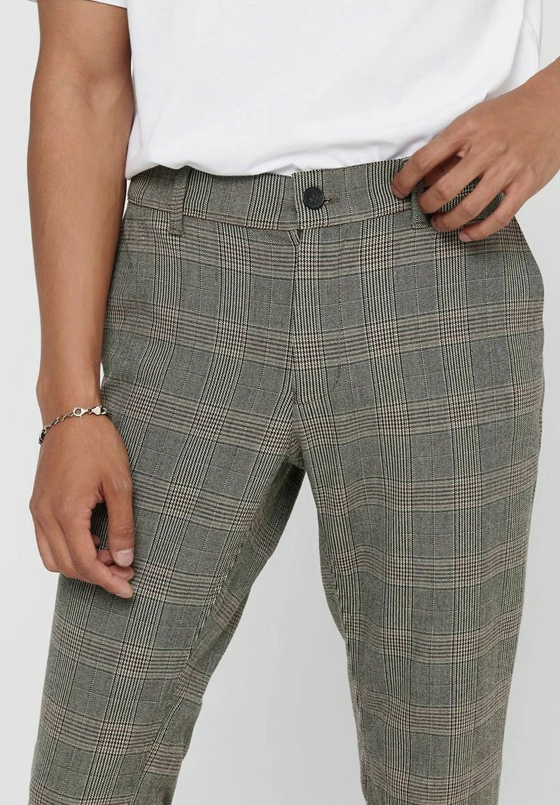 Only & Sons Herren ONSMARK - Stoffhose in Chinchilla | Elegante Hosen für Herren 4 Only & Sons Herren ONSMARK - Stoffhose in Chinchilla | Elegante Hosen für Herren – Bild 4