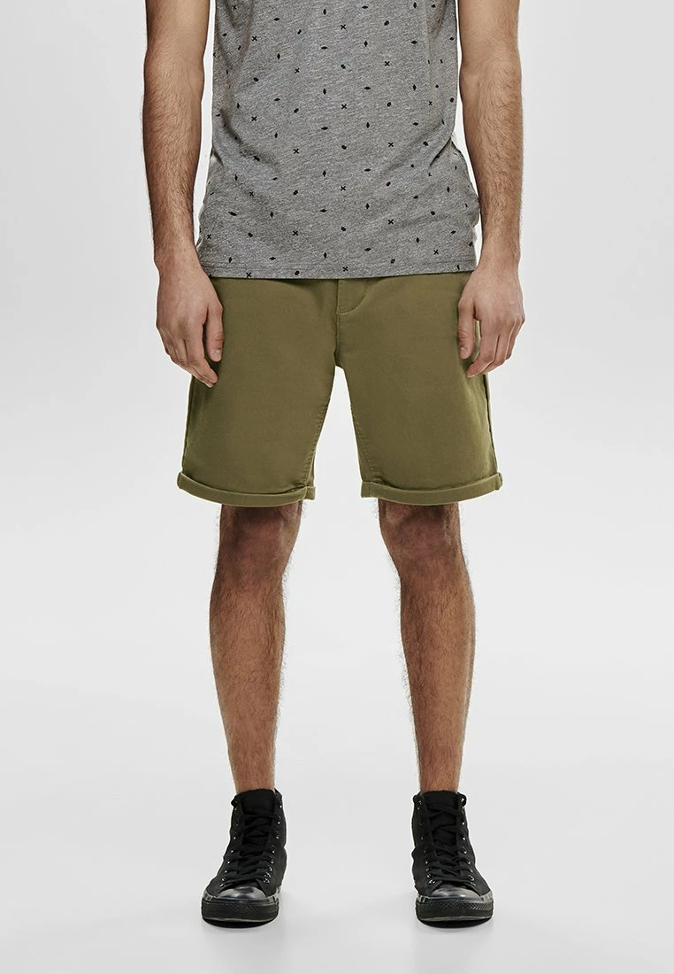 Only & Sons Herren Shorts - Grün | Bequeme Chino Shorts für Herren 1 Only & Sons Herren Shorts - Grün | Bequeme Chino Shorts für Herren