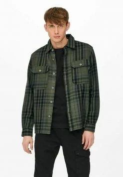 Only & Sons Herren Hemd - Peat | Freizeithemd aus weichem Baumwollstoff | Moderne Passform