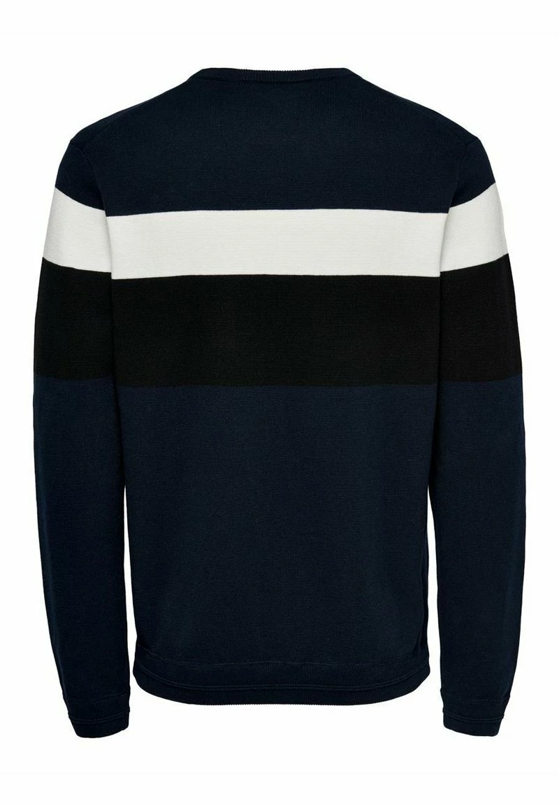 Only & Sons Herren Strickpullover - Dress Blues | Hochwertige Strickwaren für Herren 2 Only & Sons Herren Strickpullover - Dress Blues | Hochwertige Strickwaren für Herren – Bild 2