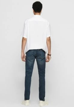 Only & Sons Herren ONSLOOM - Jeans Slim Fit - Blau Denim | Hoher Tragekomfort -Only & Sons Geschäft a3b668190a544a4ebd6bccdbc05b1ffa