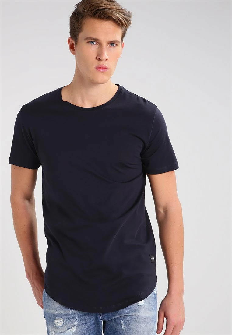 Only & Sons ONSMATT LIFE LONGY TEE - Basic T-Shirt für Herren in Dunkelblau 1 Only & Sons ONSMATT LIFE LONGY TEE - Basic T-Shirt für Herren in Dunkelblau
