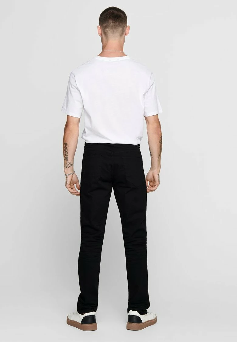 Only & Sons ONSWEFT - Skinny Fit Jeans Herren - Schwarze Denim 3 Only & Sons ONSWEFT - Skinny Fit Jeans Herren - Schwarze Denim – Bild 3