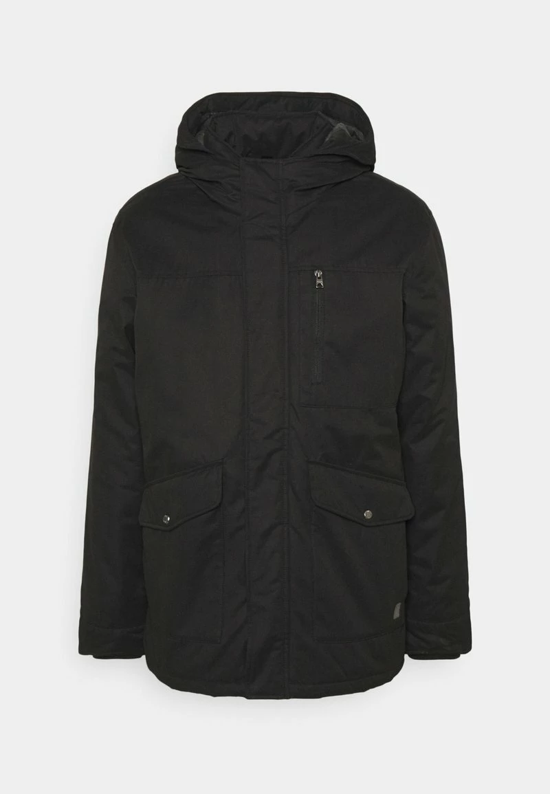 Only & Sons ONSELLIOT Wintermantel für Herren - Schwarzer Parka für kalte Tage 5 Only & Sons ONSELLIOT Wintermantel für Herren - Schwarzer Parka für kalte Tage – Bild 5