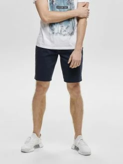 Only & Sons Herren Shorts - Blaue Denim Shorts für Männer