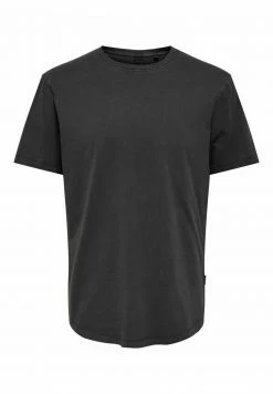 Only & Sons Basic T-Shirt für Herren - Schwarz | Einfaches Design & Bequemer Tragekomfort -Only & Sons Geschäft a60fa9a9a03e4f61b2cb8764fb95fc74