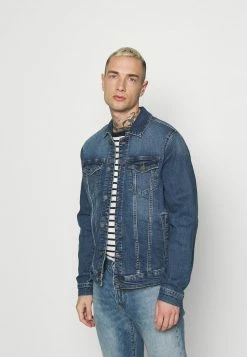 Only & Sons Herren ONSCOIN LIFE TRUCKER Jeansjacke - Blue Denim | Klassische Denim-Jacke für Herren
