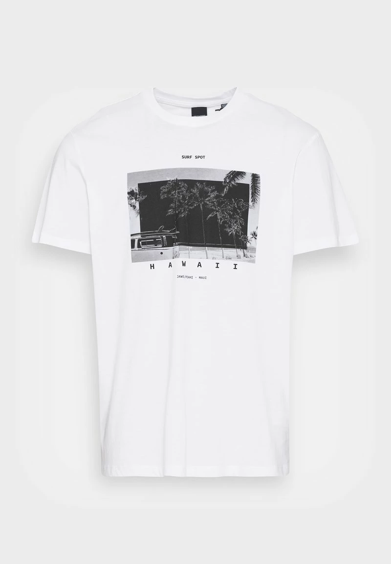 Only & Sons Herren REG - T-Shirt Print - Hellweiß | Modebekleidung 4 Only & Sons Herren REG - T-Shirt Print - Hellweiß | Modebekleidung – Bild 4