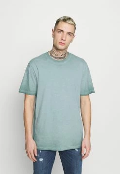 Only & Sons Herren ONSMILLENIUM LIFE WASHED T-Shirt Basic - Silber Blau