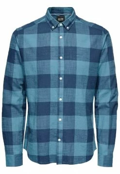 Only & Sons Herren ONSARN LS SLUB CHECK SHIRT - Elegantes Freizeithemd in Big Dipper