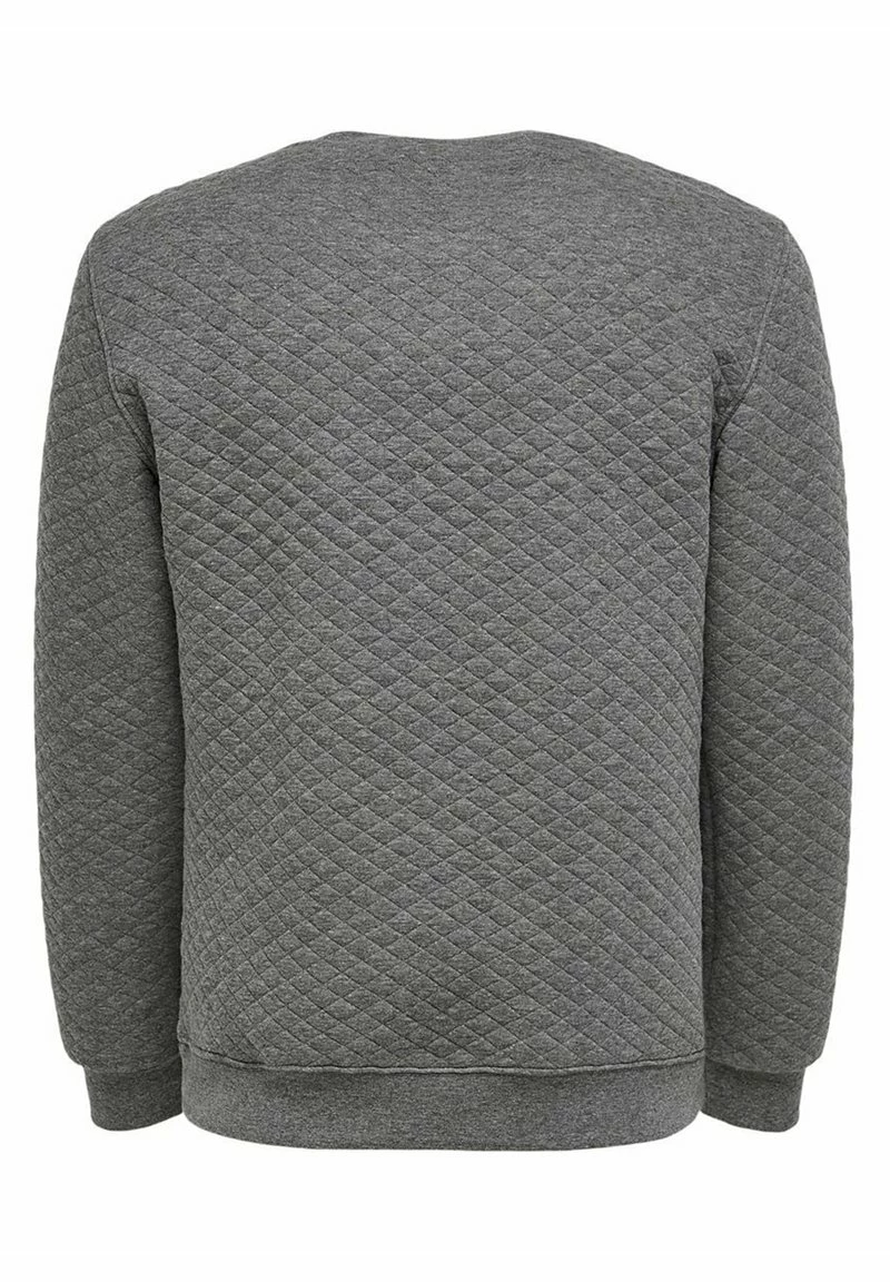 Only & Sons Herren Strickpullover - Medium Grey Melange | Bequemer Männerpullover aus Strickware 6 Only & Sons Herren Strickpullover - Medium Grey Melange | Bequemer Männerpullover aus Strickware – Bild 6