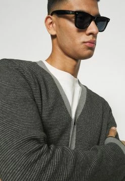 Only & Sons ONSWESLEY LIFE Cardigan - Strickjacke - Medium Grey Melange/Schwarz | Herren -Only & Sons Geschäft a954c7b0a6914de6a44c94448ac90cb5