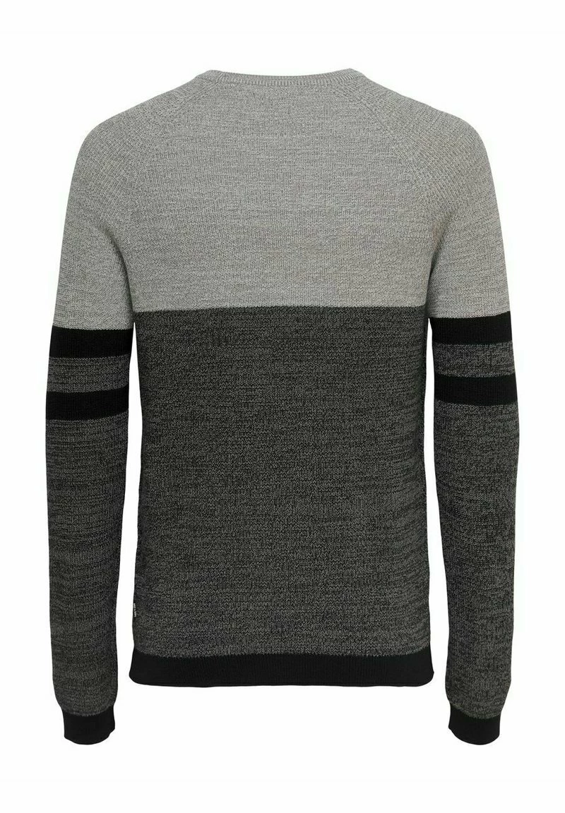 Only & Sons Herren Strickpullover - Schwarz | Hochwertige Strickwaren für Herren 2 Only & Sons Herren Strickpullover - Schwarz | Hochwertige Strickwaren für Herren – Bild 2