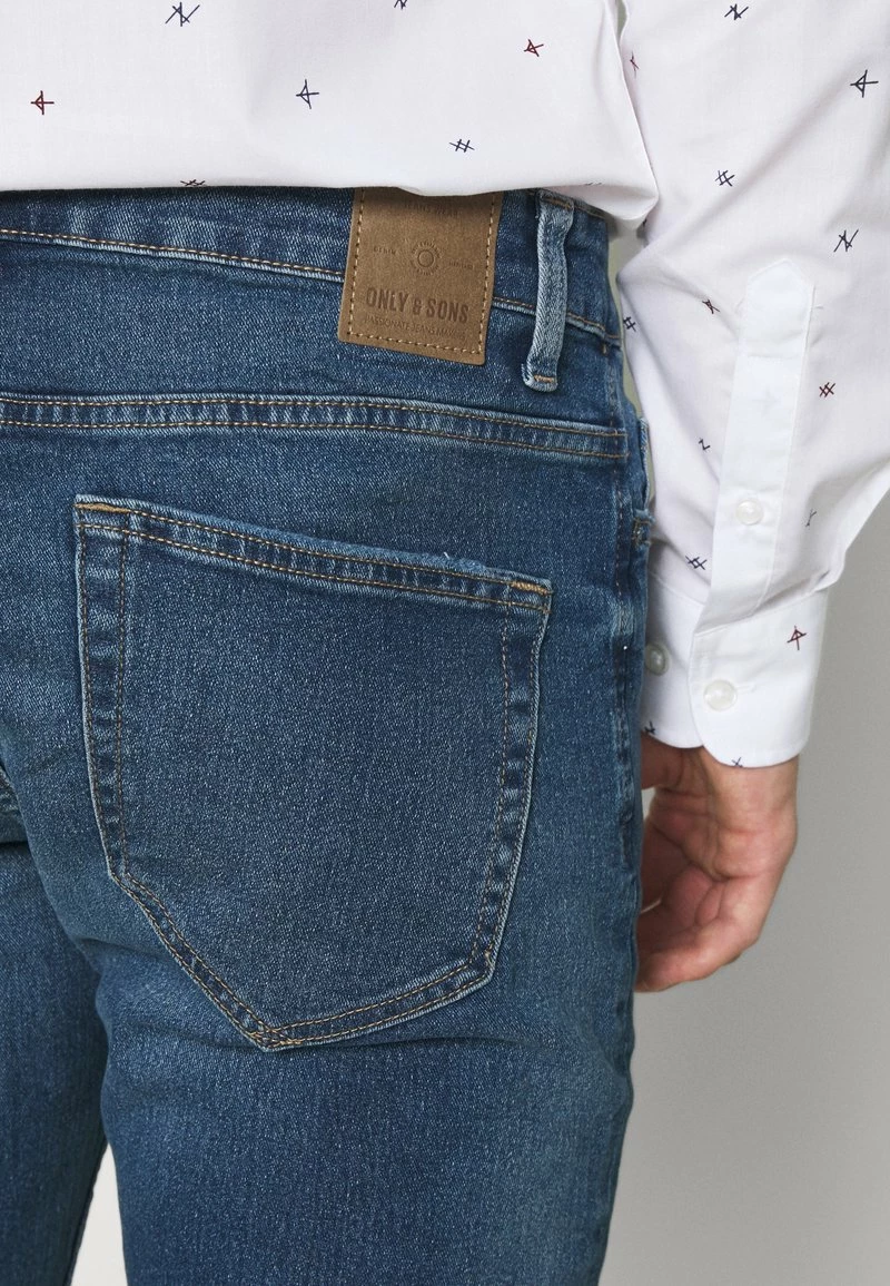 Only & Sons ONSLOOM LIFE SLIM - Blue Jeans Tapered Fit für Herren | Slim Fit Denim 6 Only & Sons ONSLOOM LIFE SLIM - Blue Jeans Tapered Fit für Herren | Slim Fit Denim – Bild 6