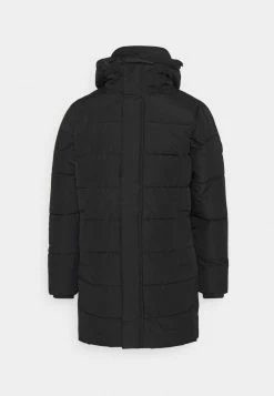 Only & Sons Herren ONSCARL LONG QUILTED COAT - Wintermantel in Schwarz