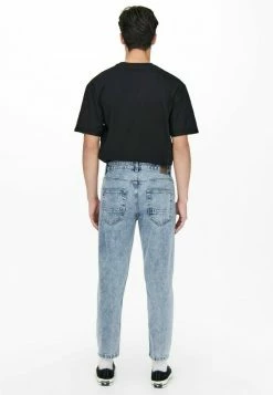 Only & Sons Herren Jeans Straight Leg - Hellblau | Bequeme & moderne Jeans für Herren -Only & Sons Geschäft aab268e10ee24de594b5471a0d92175f
