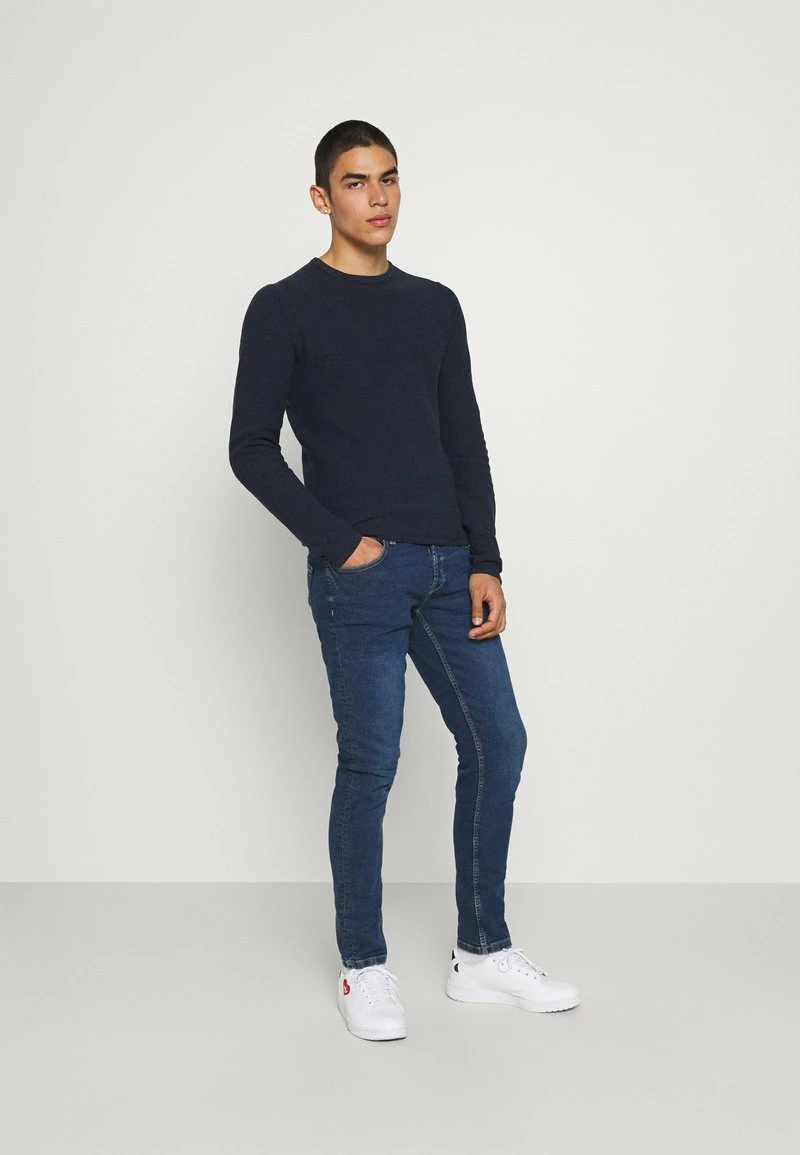 Only & Sons Herren ONSLOOM LIFE - Skinny Fit Jeans in Blau Denim | Moderne Herrenjeans 2 Only & Sons Herren ONSLOOM LIFE - Skinny Fit Jeans in Blau Denim | Moderne Herrenjeans – Bild 2