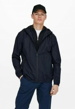 Only & Sons Herren Outdoorjacke - Dark Navy | Leichte Jacke für Freizeit & Outdoor