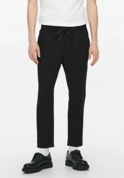 Only & Sons Herren RELAXED BEQUEMEONSLINUS - Stoffhose Schwarz - Elegante Hosen