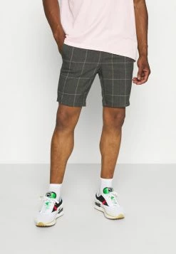 Only & Sons ONSLINUS CHECK - Chino Shorts für Herren in Braun/Stein