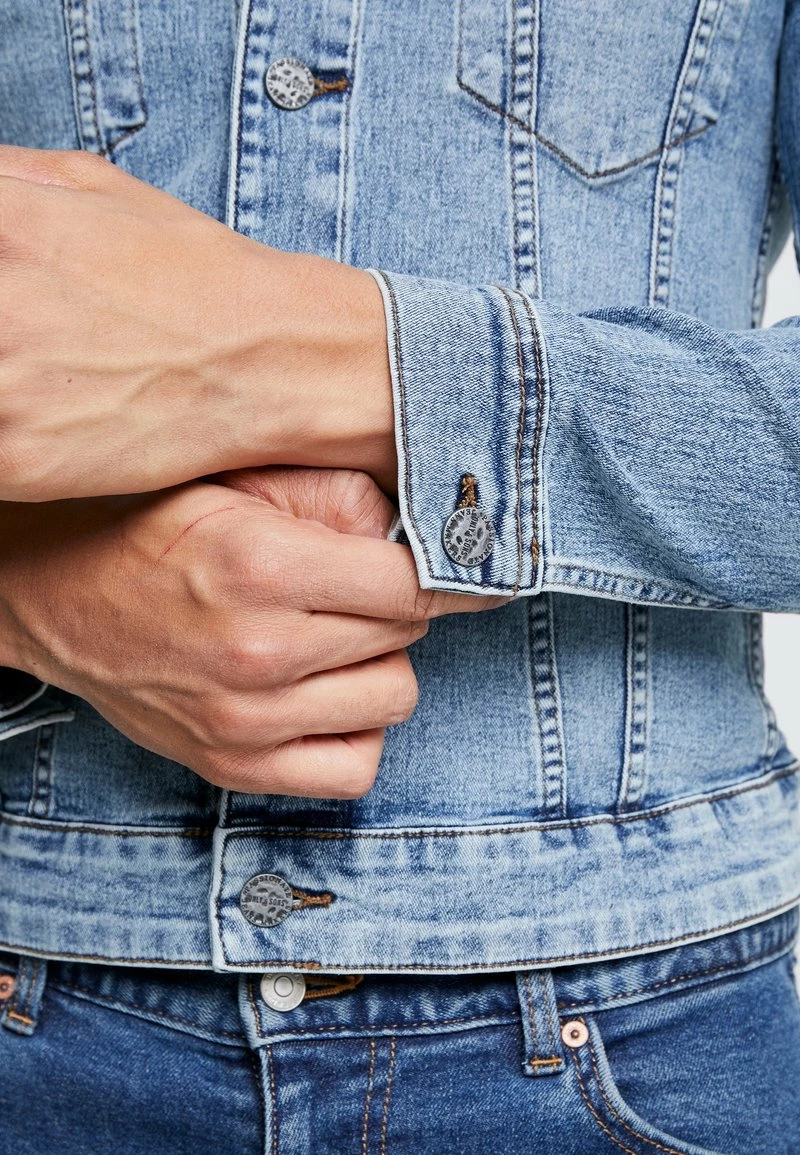 Only & Sons Herren ONSCOME TRUCKER - Jeansjacke - Blau Denim | Moderne Jeansjacke für Männer 6 Only & Sons Herren ONSCOME TRUCKER - Jeansjacke - Blau Denim | Moderne Jeansjacke für Männer – Bild 6