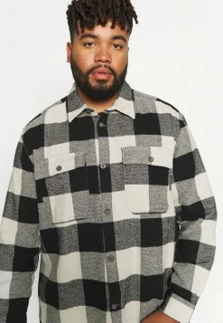 Only & Sons Herren ONSSCOTT LIFE CHECK OVERSHIRT - Leichte Jacke in Pelican -Only & Sons Geschäft acbb685ff6ce4b1493f7cfc4ca36c528