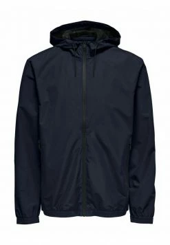 Only & Sons Herren Outdoorjacke - Dark Navy | Leichte Jacke für Freizeit & Outdoor -Only & Sons Geschäft ad3a3dfe2e4f4b65aa5b70675425c748