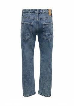 Only & Sons Herren STONED WASHED - Straight Leg Jeans Blau | Moderne Damenmode -Only & Sons Geschäft ad8be4a0c7f84db6a460c256b3a76937