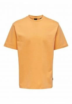 Only & Sons Herren ONSFRED NOOS - T-Shirt Basic in Papaya | Essentials für jeden Style