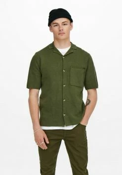 Only & Sons Hemd - Olive Night | Herren Freizeithemd