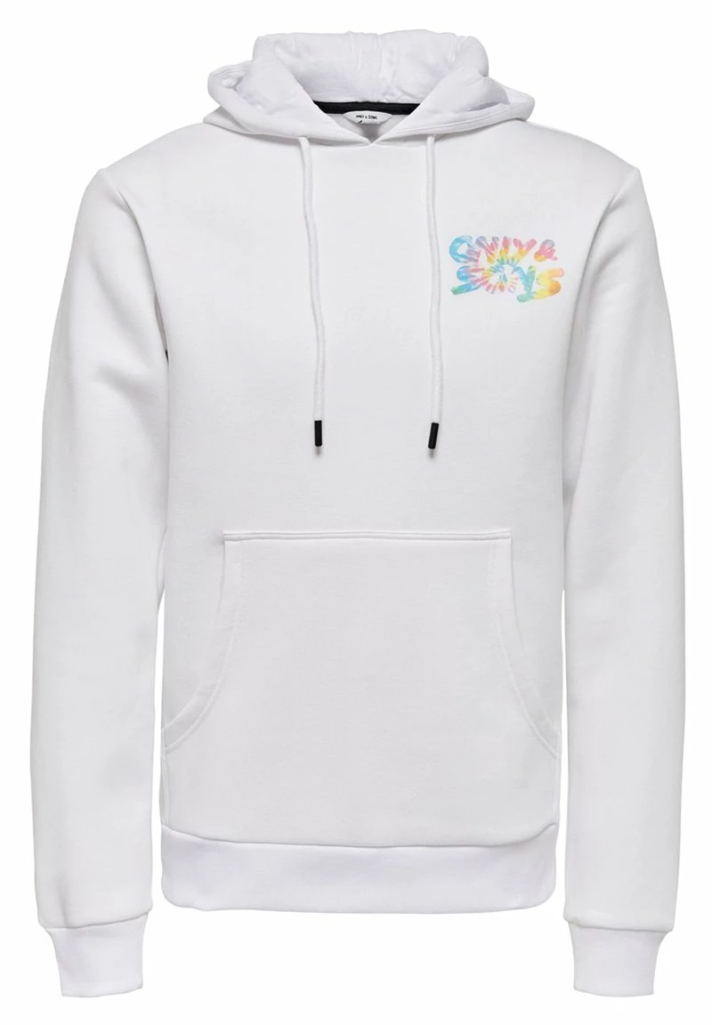 Only & Sons Herren Kapuzenpullover Bright White – Moderne Hoodies für Herren 5 Only & Sons Herren Kapuzenpullover Bright White – Moderne Hoodies für Herren – Bild 5