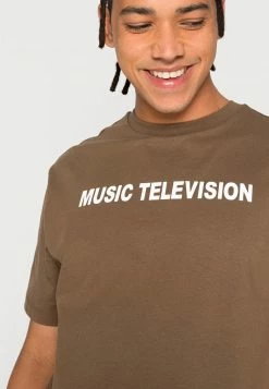 Only & Sons Herren MTV T-Shirt Print - Stilvolles Teak T-Shirt für Herren -Only & Sons Geschäft af147169c3934878944a3042f004a4df