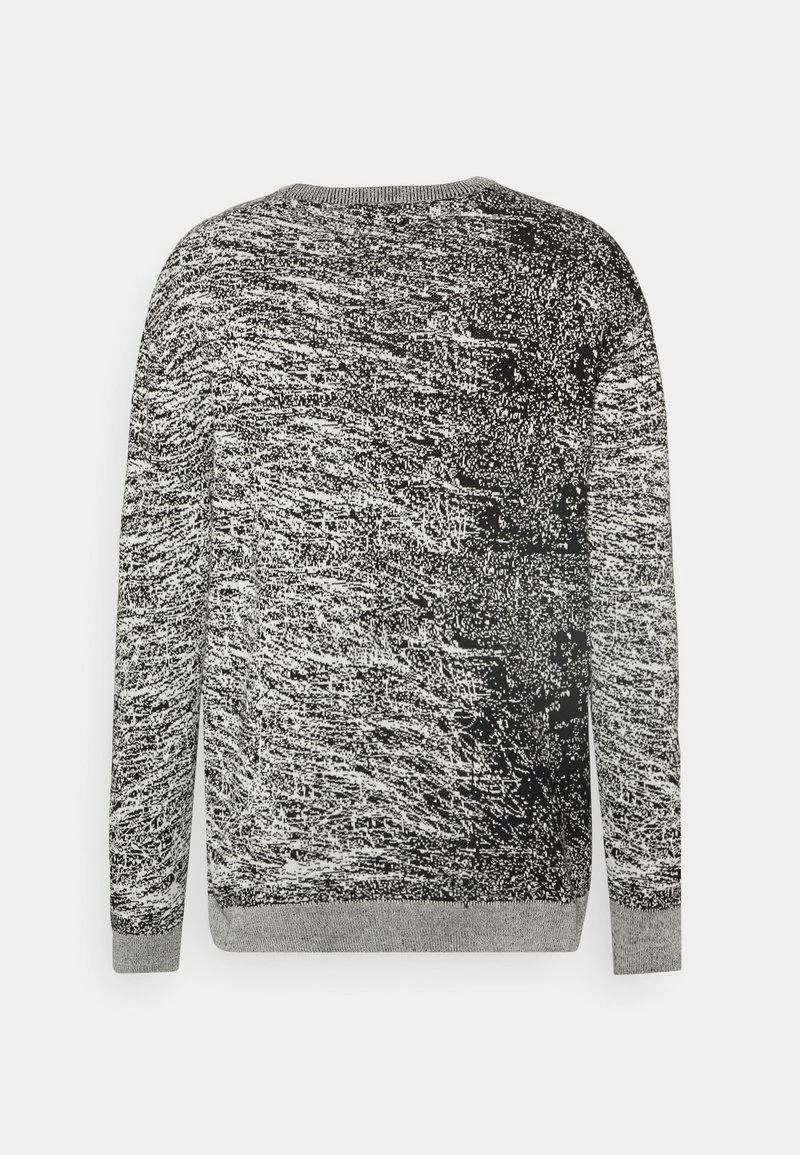 Only & Sons Herren ONSHANS LIFE CREW Strickpullover - Schwarz/Weiß 2 Only & Sons Herren ONSHANS LIFE CREW Strickpullover - Schwarz/Weiß – Bild 2