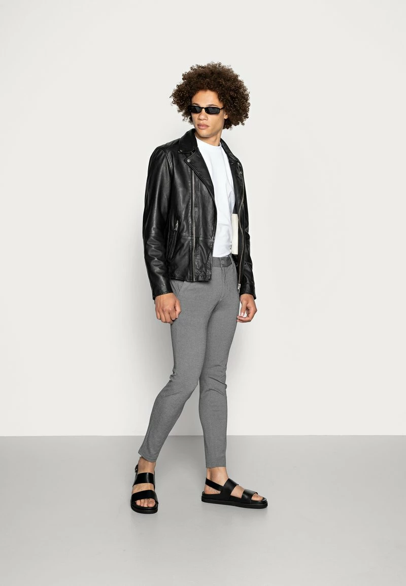 Only & Sons Herren ONSMARK Stoffhose - Medium Grey Melange | Elegante Hosen für Herren 2 Only & Sons Herren ONSMARK Stoffhose - Medium Grey Melange | Elegante Hosen für Herren – Bild 2