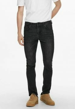 Only & Sons ONSLOOM LIFE - Slim Fit Jeans Herren | Schwarzer Denim