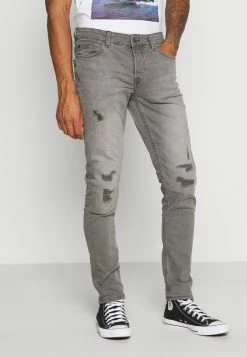 Only & Sons Herren ONSLOOM - Slim Fit Jeans - Graue Denim -Only & Sons Geschäft b338abdddfba411dbd910462e4a206ea
