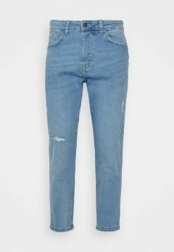 Only & Sons ONSAVI BEAM LIFE CROP - Straight Leg Jeans - Blau Denim